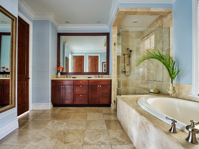 One Bedroom Garden View Villa Bathroom