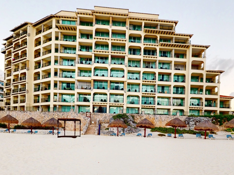 Hotel and beach