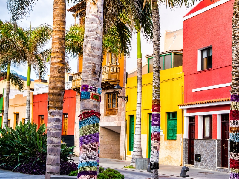 Colourful Houses Puerto de la Cruz Tenerife