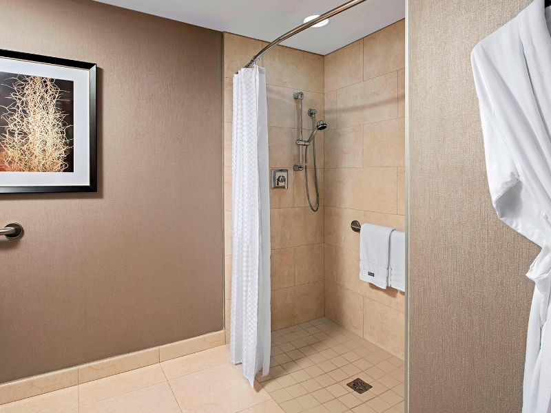Guest room bathroom