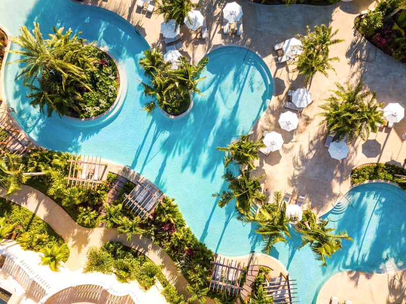 Pool Aerial View