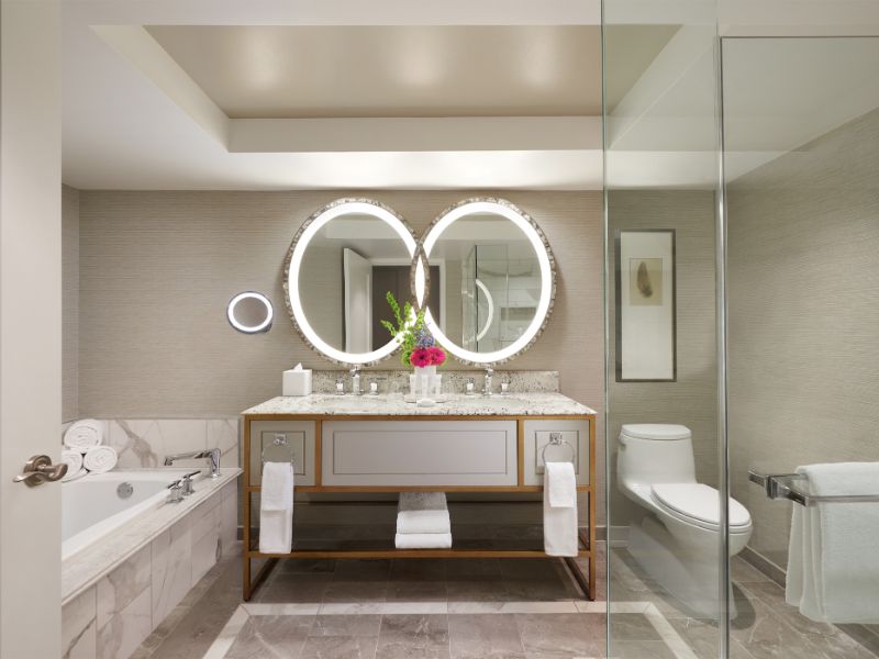 Remodeled Strip View Spa King Bathroom