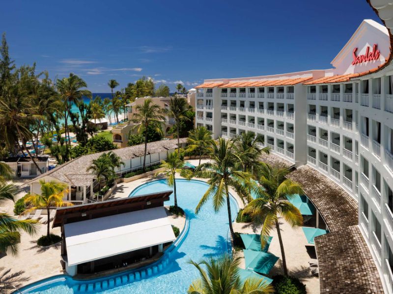 Sandals Barbados Main Pool