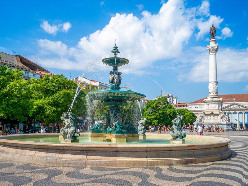 Rossio Square Lisbon