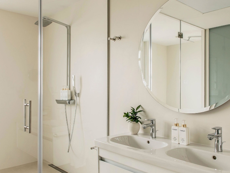 City view junior suite with terrace redlevel bathroom