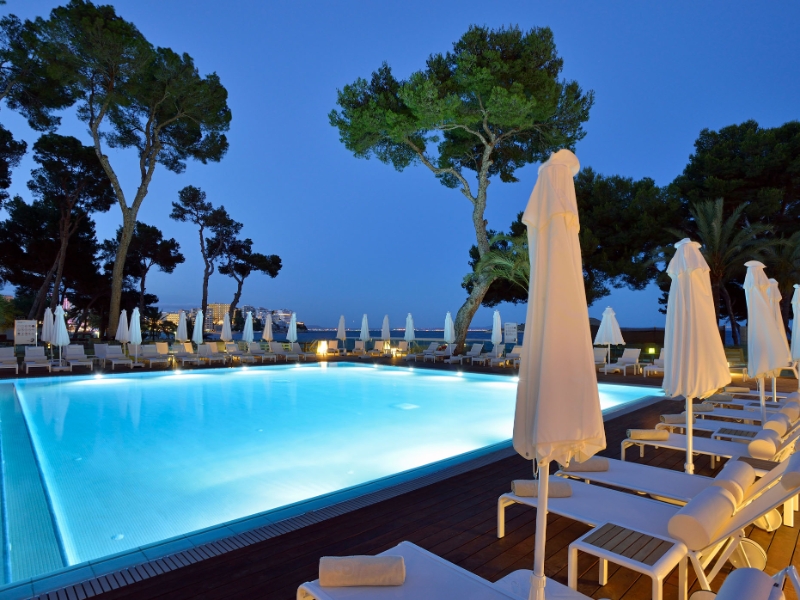 Pool at Night