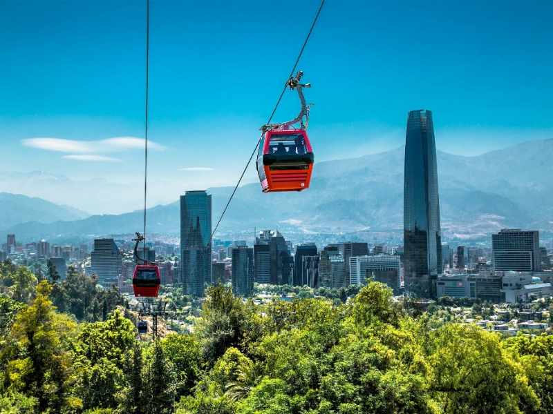 Cable Car in San Cristobal Hill