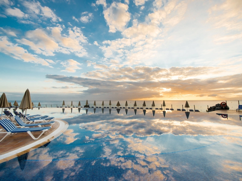 Pool Sunset