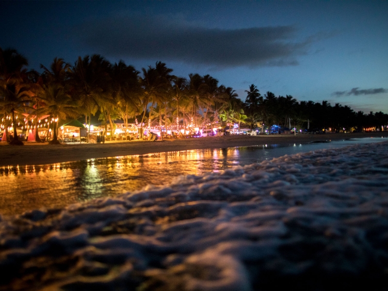 Beach at night