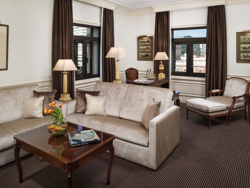 One Bedroom Suite Living Room Red Level