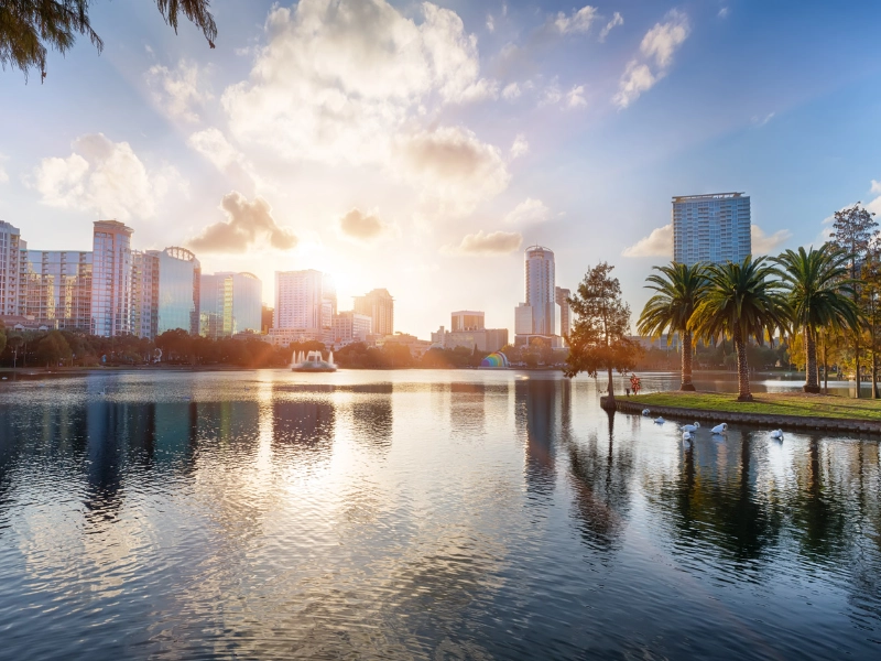 Lake Eola, Orlando, Floride