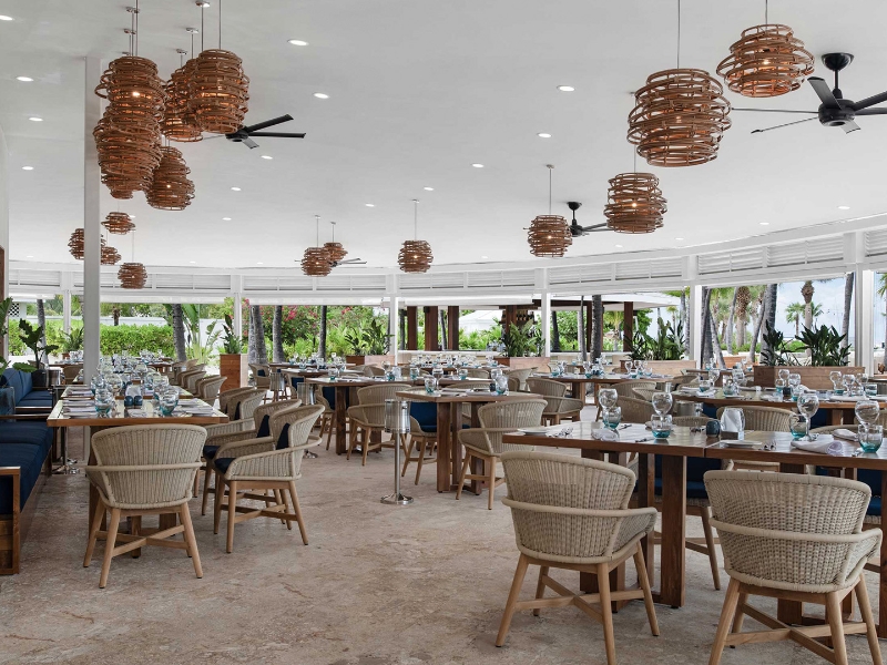 Fire and Ice breakfast buffet Dining area