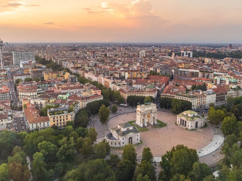 View of Milan