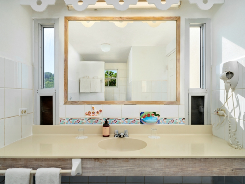 Oceanfront Room Bathroom