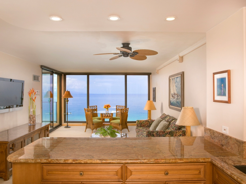 One Bedroom Oceanfront Standard Living Room