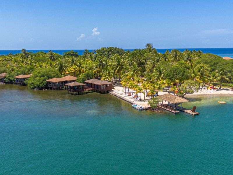 Resort Island Aerial View