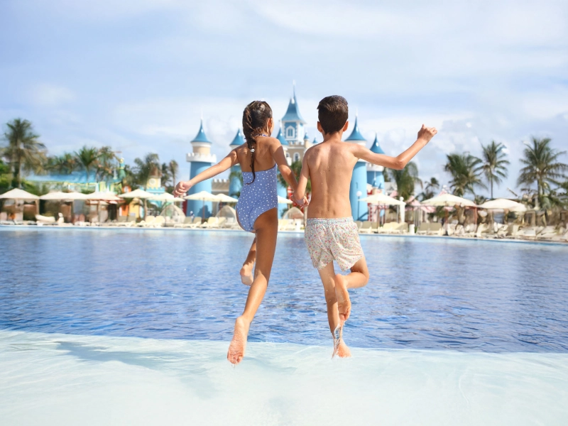 Kids playing at Bahia Principe Fantasia Punta Cana