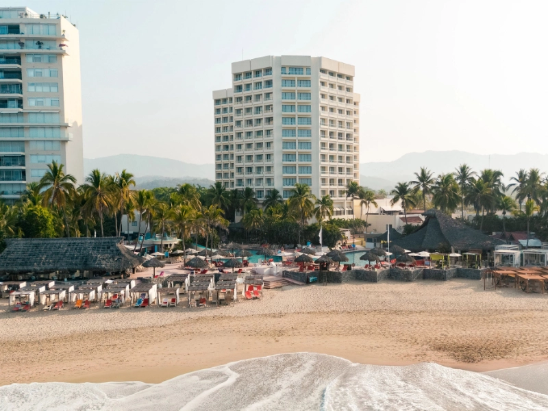 Aerial Resort Beachfront