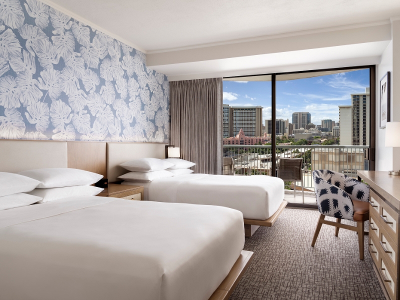 Renovated Waikiki View Side Double