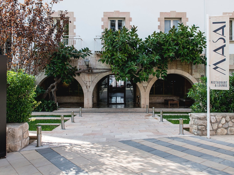 Hotel entrance
