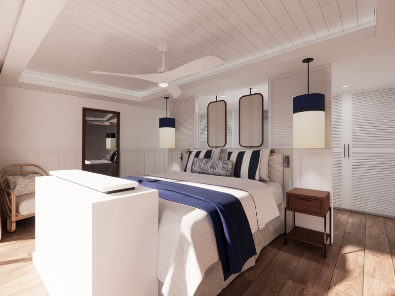 Bungalow Suite Ocean Front Swim out Bedroom