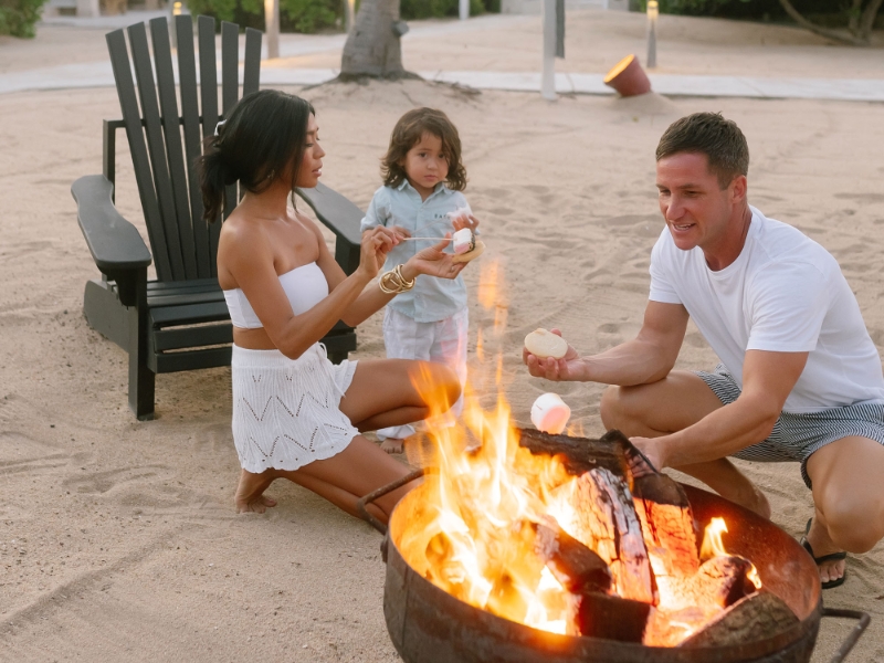 Beach fire