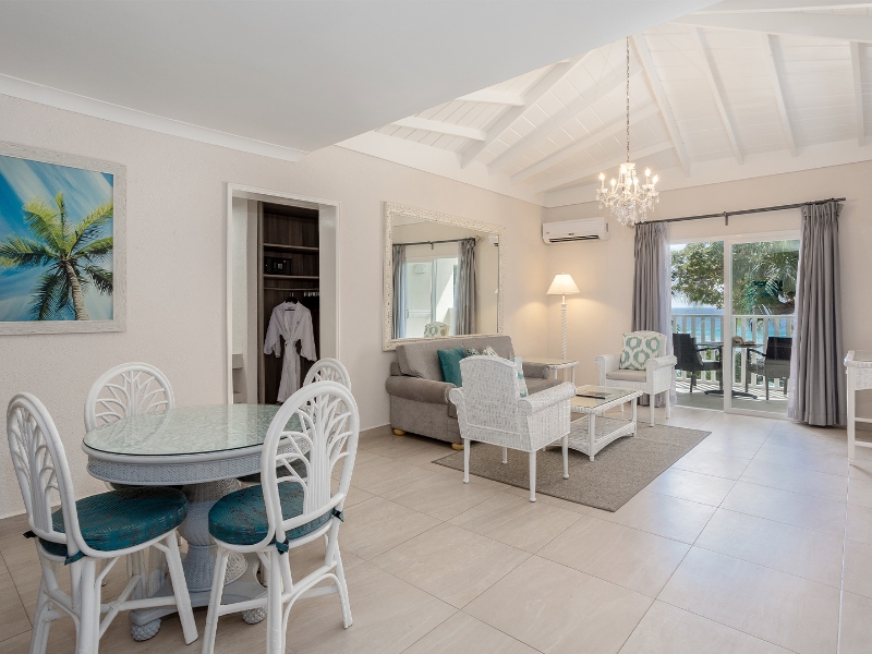 Oceanfront Family Suite Living Area