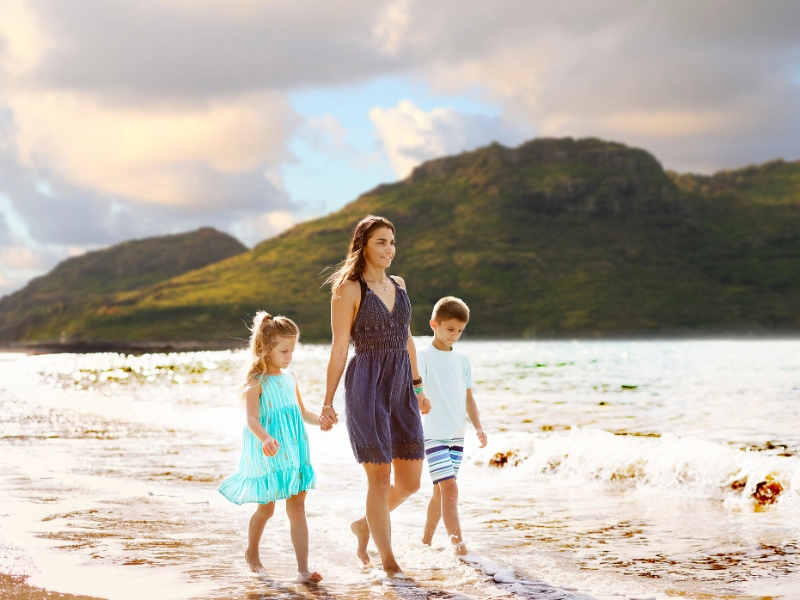 Lifestyle Family on Beach