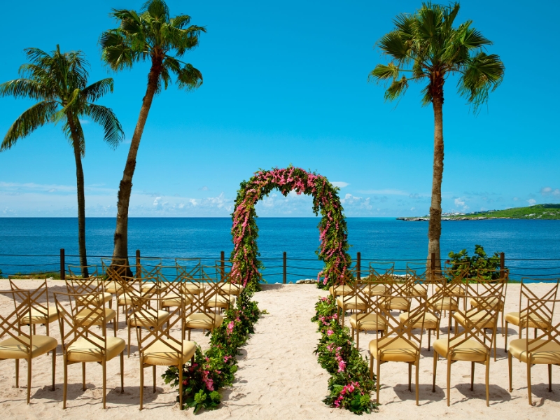 Beach Wedding Setup