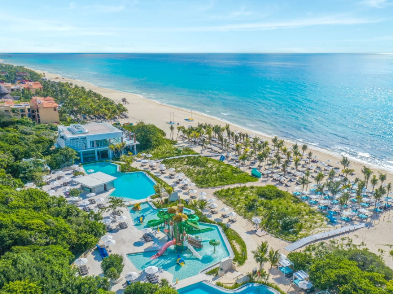 Sandos Playacar Resort Aerial