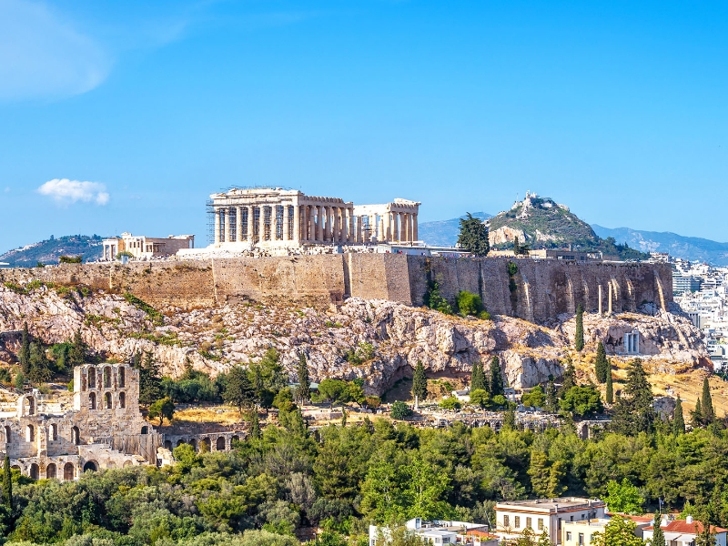 Acropolis Hill Athens