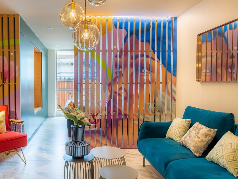 Suite Tropicale Living area