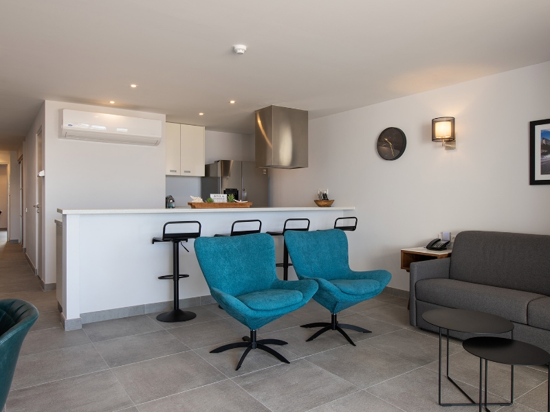 Beachfront 2 bedroom apartment view