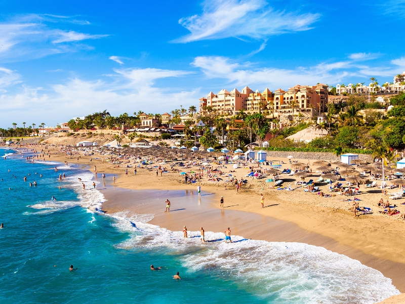 El Duque beach Adeje Coast