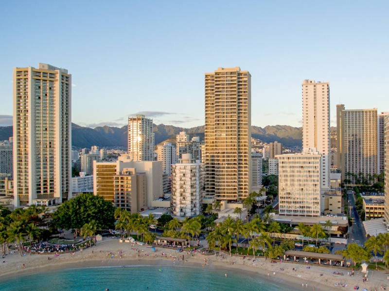 Beach Tower Aerial View