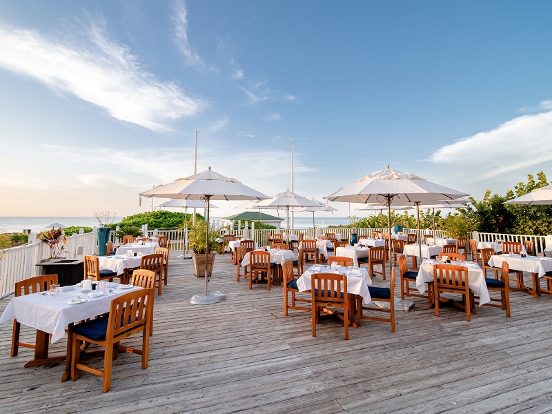 Dining fish deck