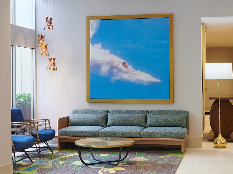 Lobby seating area