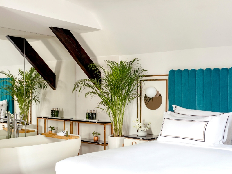 Elena Sorolla Suite Bedroom Bathtub