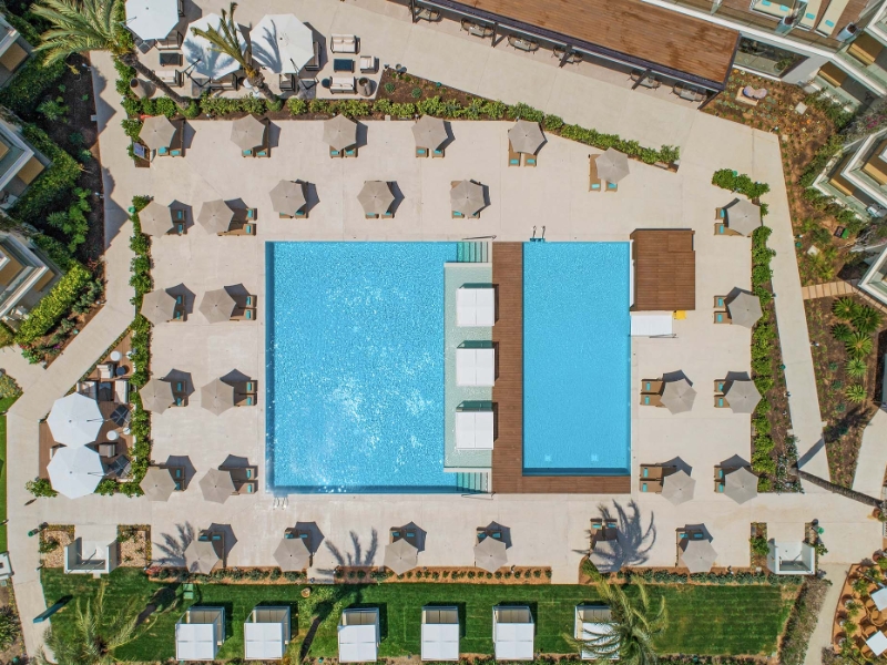 Pool Aerial View