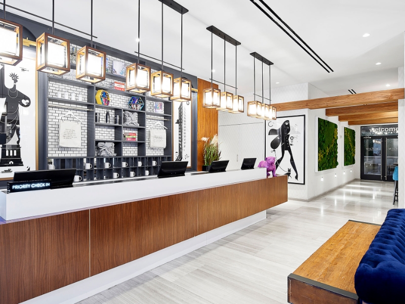 Main Lobby Front Desk Area