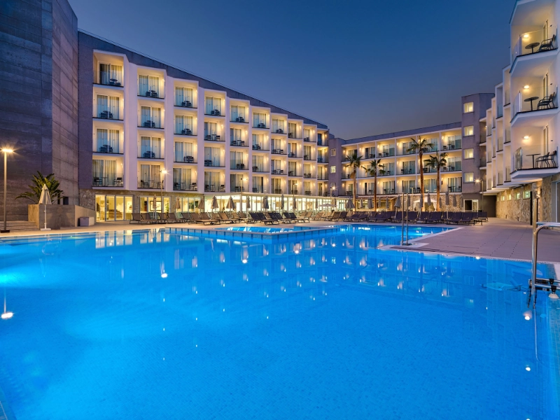Pool at night