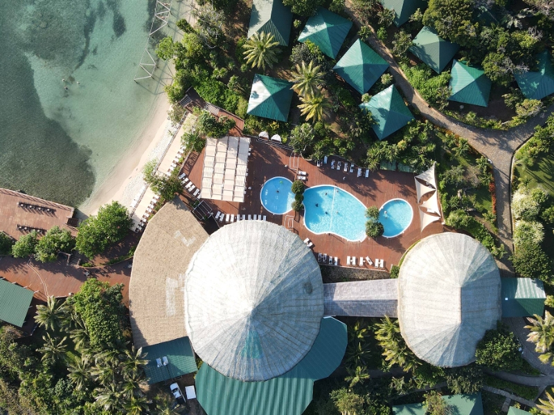 Pool Aerial View