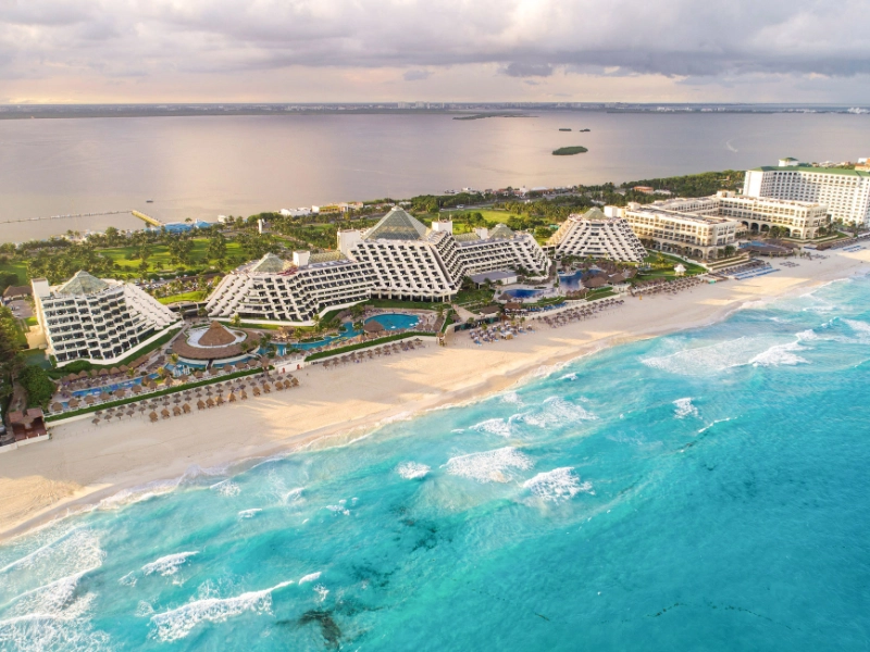Paradisus Cancun Aerial