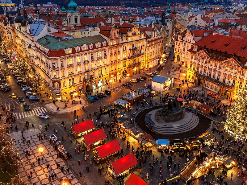 Old Town Square Christmas Prague
