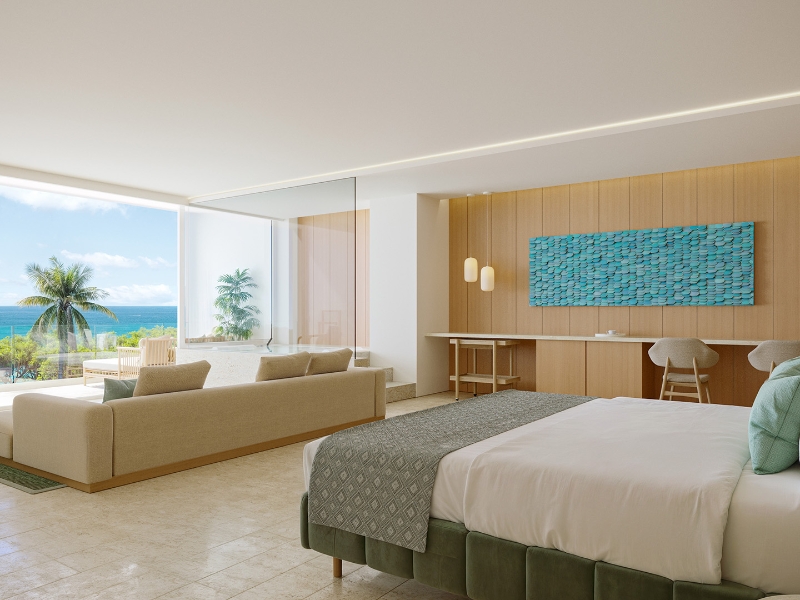 Bedroom Ocean Front Butler Suite King