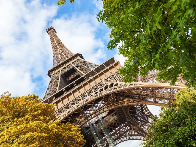 Eiffel Tower Low Angle