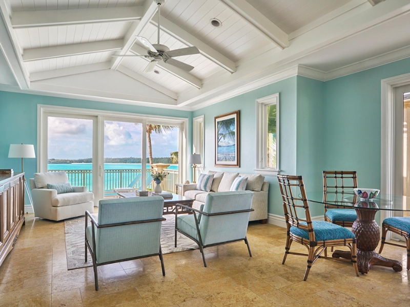 Two Bedroom Ocean Front Living Area