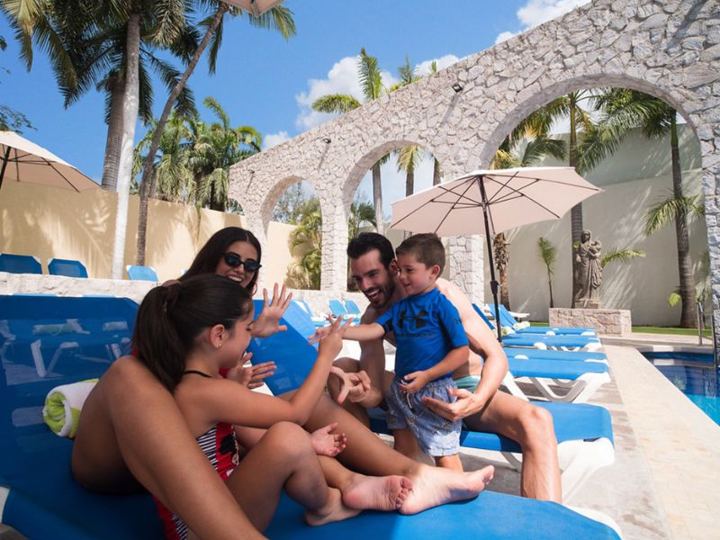 Family Poolside