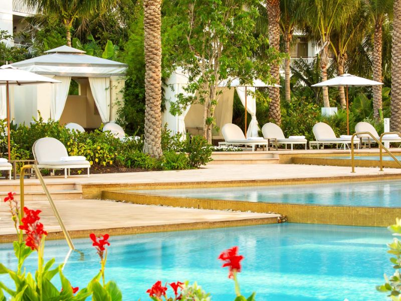 Quiet Pool Cabanas