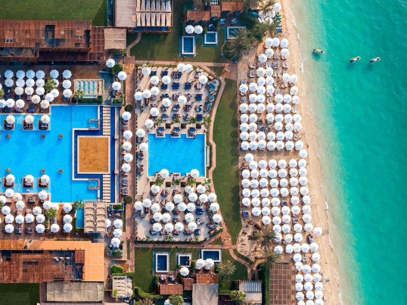 Pool Aerial View
